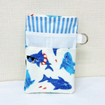 ナースポケット☆ ＜ ＊ラミネート生地で丈夫♪シャーク