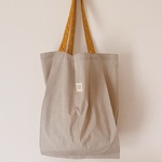 いくつあっても便利！　エコバッグ　サブバッグ　トートバッグ　ストライプ　水玉