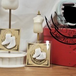 人形用、足首の皺が少なめ靴下・超短