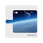 〈送料無料〉iPhone7他･各機種対応★星 銀河 宇宙 galaxy 惑星 iphone/Android 手帳型スマホケース S6