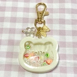 ミルクフルーツかき氷のくまさん　シャカシャカキーホルダー(訳あり格安)