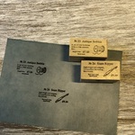 [2個セット] (sewing)№ 23 Antique Bobbin & № 26 Seam Ripper ナチュラルver. - Natural ver. - [ラバースタンプ]