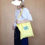 【Daily 2way tote bag】スモークピンク