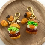 てりたま　ハンバーガー　フェイクフード　食品サンプル　ミニチュアフード　チャーム　てりたま