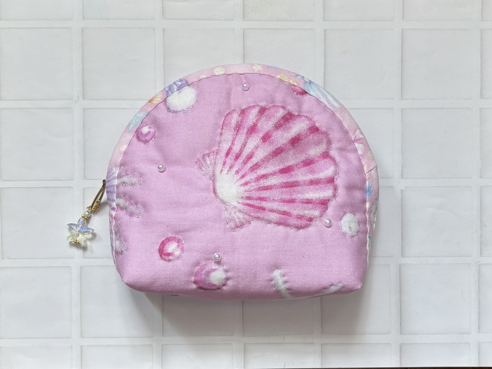 ハンドメイド  ハワイアンキルト  パッチワーク  ベビーキルト  プルメリア ハンドメイド ハワイアンキルト パッチワーク ベビーキルト