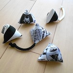 猫おもちゃ　テトラ　まきびし　猫新聞モノトーンセット　