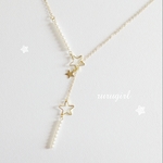 星空☆☆ラリエットロングネックレス