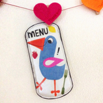 menuな鳥のメガネケース
