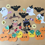 保育壁面　ハロウィン