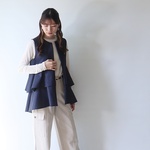 デニムティアードジレ