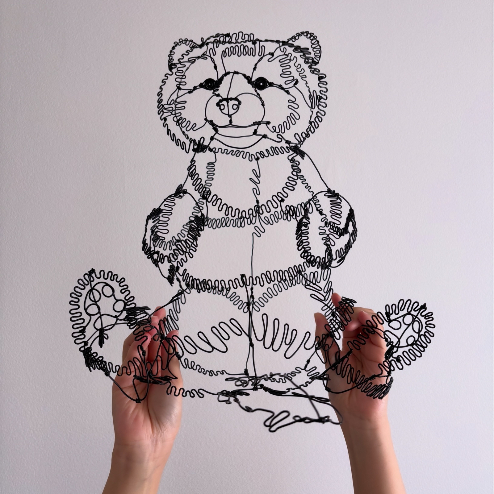 （専用）アフリカオオコノハズク、ギターを弾く猫のワイヤーアート 猫ちゃん達のワイヤーアートです🐈‍⬛ #ワイヤーアート #wireart