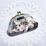 アッシュデザイン♡猫ちゃん♡親子がま口財布
