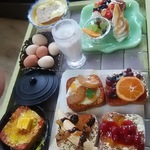 再販売なし  ミニチュア ドールハウス  カフェ パン フレンチトースト ランチ  スイーツ ケーキ