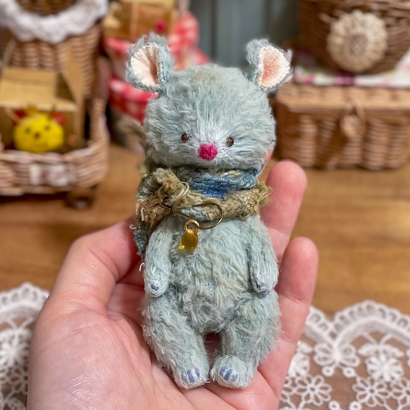 テディベア　ハンドメイド fluffyteddy＊ハンドメイドテディベア【No.44】 - ✽.｡.:*・ﾟfluffy