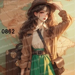 0862 オリジナルステッカー オリジナル人物ステッカー ステッカー シール りまりま  RimaRima