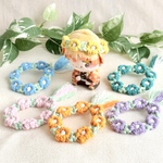 【推しカラー選べる♪】 ぬいの花かんむり　花冠　ヘッドドレス　ぬい服