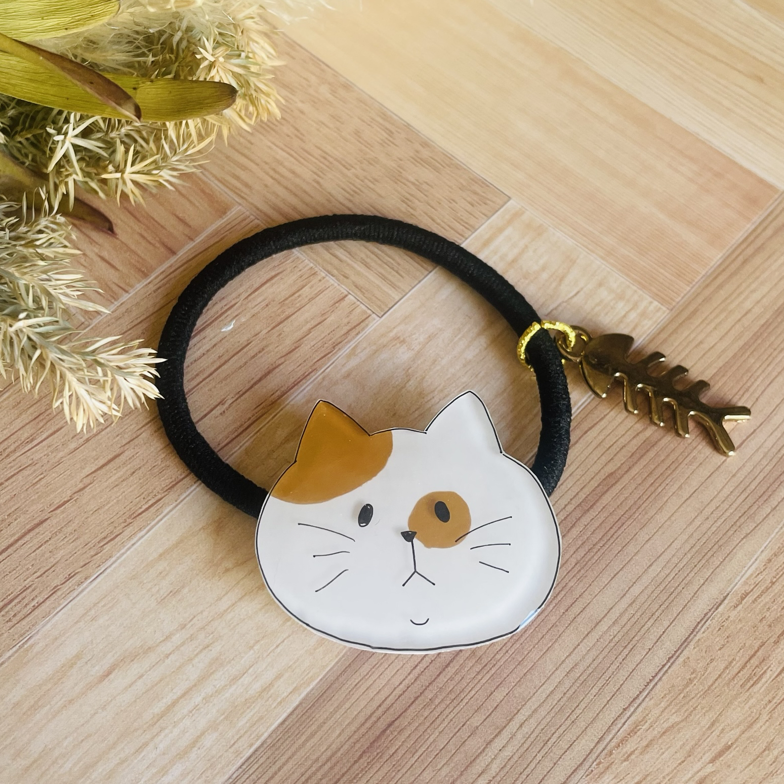 ねこブローチ【茶はちさん】brooch 胸針 猫ブローチ - huit8