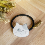 ねこのヘアゴム　サバトラさん《プラバン》猫･ネコ･neco