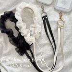 フリルショルダーストラップwhite or black 