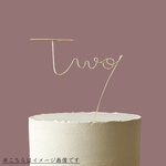 ケーキトッパーtwo  ケーキトッパー　誕生日　ワイヤーアート ケーキトッパー one スマッシュケーキ　バースデーフォト