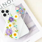 【#274】＊送料無料 ＊押し花スマホケース＊iPhoneケース押し花＊koko＊千鳥草