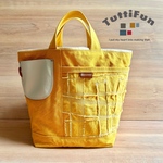 tuttifun＊大きなポケットの黄色バッグ    A78