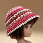 ❉ ruruko ❉ Crochet hat ボーダー