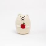 2-3【小】メロクマ（ホワイト／りんご）Feel free to mix and match 【small】Bear