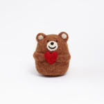 組合せ大歓迎♡2-17【小】メロクマ（ブラウン／ハート） Feel free to mix and match 【small】Bear