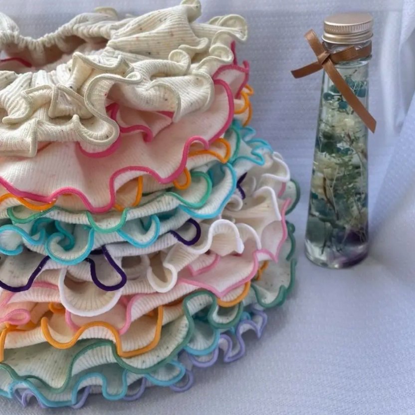 \\オーダーページ// つぶつぶ　ネップ ハンドメイド　フリルスタイ　　メロウ 即購入大歓迎/ハンドメイド フリルスタイ ネップ つぶつぶ