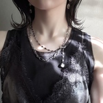 【 heart chain necklace 】オトナにつけられるハート🤍ステンレスチェーンネックレス