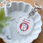 【SALE！】「ハリコのアクリルキーホルダー」はりねずみ かわいい動物アクセサリー