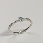グランディディエライト,シルバーリング　0.083ｃｔ　Grandidierite