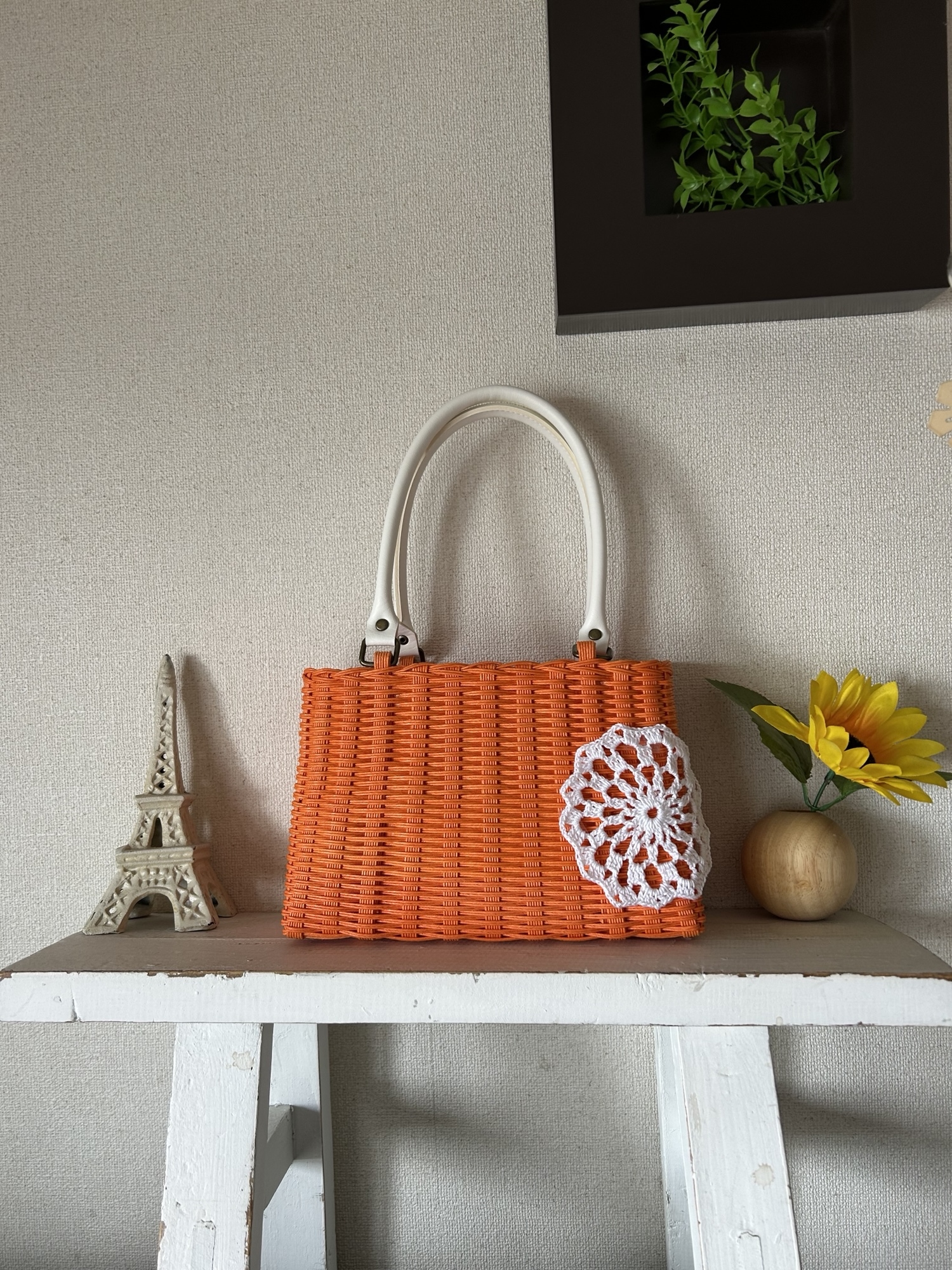 レース刺繍、すずらんかごバッグ 近沢レース 鈴蘭 かごバッグ アバカかごバッグ／ラウンド 2025年