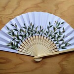 【受注作品】ボタニカル扇子　蒲の穂