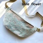 【1点限り】ミナペルホネン  smileflower pink beige ハンドメイドボディバッグ