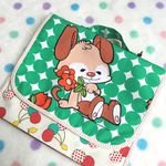 昭和レトロ＊たれ目ワンコのおむつバッグ