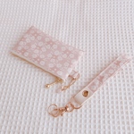 ✦Special Set✦　小さなポーチとキーホルダー　リバティ　ミリー　グレイッシュピンク　ラミネート