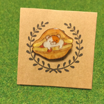 【しらこ様専用】どら焼きはさまれはむ。ピンバッジ