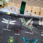 ⭐️新作只今専用ページ⭐️リアル昆虫巾着31×26❤️お着替え袋、パジャマ入れ、体操着入れなどに⭐️スクールグッズオーダー賜ります