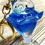 【りんさん専用出品】ブルーハワイソーダぱっふぃーハーバリウムたこまる( ´罒`*)✧