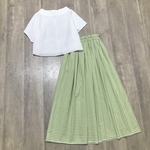 yuwa〜可愛い＊きみどりチェックのスカート