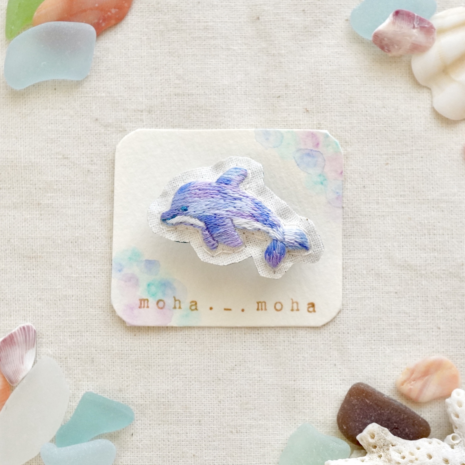 刺繍キット]cooking クマちゃん刺繍飾り - いきもの刺繍家 moha