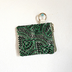 インド刺繍リボンメッシュポーチ