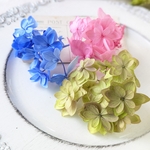 【SummerSALE‼】ひなアジサイ   3色ミックスアソート　5g（約3本）　　　プリザーブドフラワー　アジサイ　あじさい　紫陽花　八重咲き