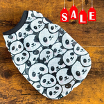 ピックアップSALE☆犬服　接触冷感メッシュ　パンダパンダ　タンクトップ　ハンドメイド