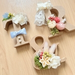 3点セット🌷お花のイニシャルオブジェ【受注生産】
