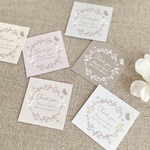 プチサンキューシール フラワーリース【くすみカラー】