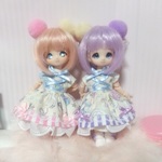 ゆめかわいい パープルワンピース オビツ11