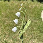 『スズランラッピングバッグ付き』【オープン限定価格】編み物　枯れない花　毛糸の花　プレゼント　枯れない花束　ブーケ　かぎ針編み　花束　ニット